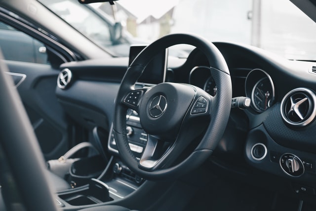 Interior of a car